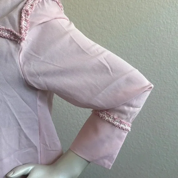 NWT Zara Contrast Textured Shirt Medium - Picture 6 of 9